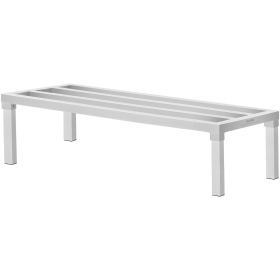 Newly Upgraded!VEVOR Aluminum Dunnage Rack Stationary Dunnage Rack 48' x 20' x 12' Storage Rack (Product Type: Welded Type, size: 48 x 20 x 12 in)