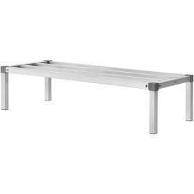 Newly Upgraded!VEVOR Aluminum Dunnage Rack Stationary Dunnage Rack 48' x 20' x 12' Storage Rack (Product Type: Assembled Type, size: 48 x 20 x 12 in)