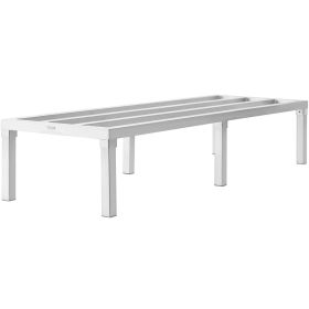 Newly Upgraded!VEVOR Aluminum Dunnage Rack Stationary Dunnage Rack 60' x 20' x 12' Storage Rack (Product Type: Welded Type, size: 60 x 20 x 12 in)